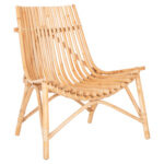 ΚΑΡΕΚΛΑ ΕΞΩΤ.ΧΩΡΟΥ CELLION LH10.9812.01 ΡΑΒΔΟΙ RATTAN ΣΕ ΦΥΣΙΚΟ ΧΡΩΜΑ 76x72x83Υεκ.