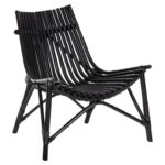 ΚΑΡΕΚΛΑ ΕΞΩΤ.ΧΩΡΟΥ CELLION LH10.9812.02 ΡΑΒΔΟΙ RATTAN ΣΕ ΜΑΥΡΟ ΧΡΩΜΑ 76x72x83Υεκ.
