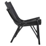 ΚΑΡΕΚΛΑ ΕΞΩΤ.ΧΩΡΟΥ CELLION LH10.9812.02 ΡΑΒΔΟΙ RATTAN ΣΕ ΜΑΥΡΟ ΧΡΩΜΑ 76x72x83Υεκ. - Image 4