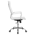 ΚΑΡΕΚΛΑ ΓΡΑΦΕΙΟΥ BOSS ΔΙΕΥΘΥΝΤΟΥ LH10.1059.32 ΛΕΥΚΟ PU ΠΟΔΙ ΧΡΩΜΙΟΥ 53x57x109Υεκ. - Image 4