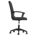 ΚΑΡΕΚΛΑ ΓΡΑΦΕΙΟΥ NIM LH10.1200.01 ΜΑΥΡΟ PVC-ΜΑΥΡΟΣ ΣΚΕΛΕΤΟΣ & ΒΑΣΗ 58x65x100Υεκ - Image 4