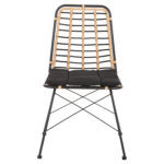 ΚΑΡΕΚΛΑ ΜΕΤΑΛΛΙΚΗ ALLEGRA LH10.5691.11 WICKER ΜΠΕΖ-ΜΑΥΡΟ 51x54x84Υεκ. - Image 3