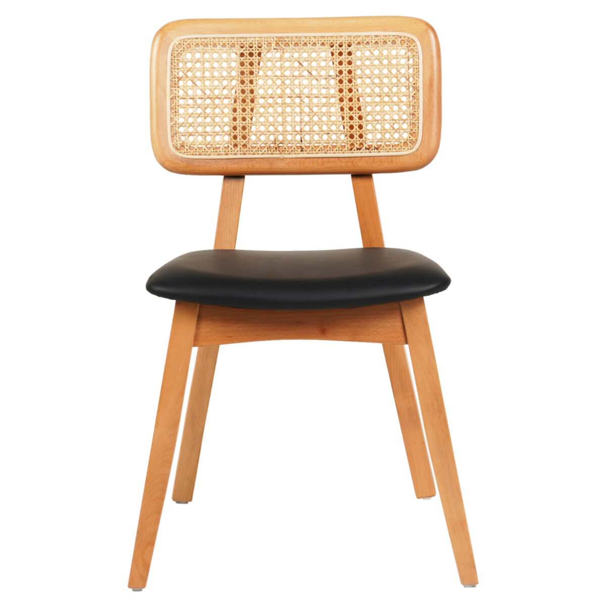 KΑΡΕΚΛΑ ΤΡΑΠΕΖΑΡΙΑΣ LUFFY LH10.9953.01 ΞΥΛΟ ΟΞΙΑΣ ΦΥΣΙΚΟ-ΜΑΥΡΟ PU 47x60x80Υεκ. - Image 3