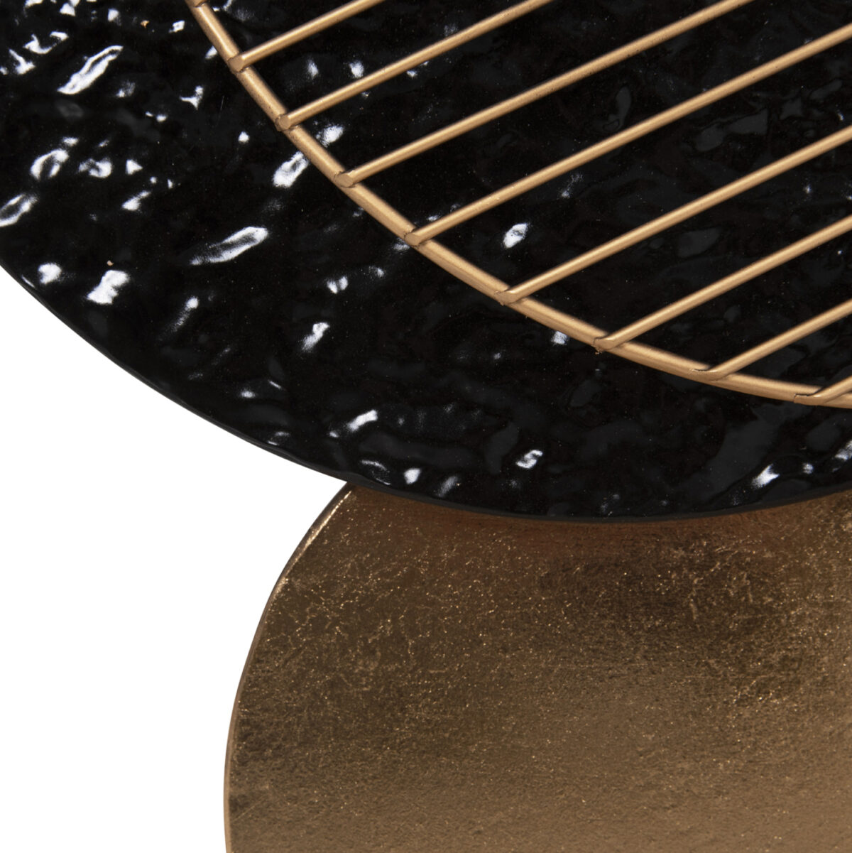 ΚΑΘΡΕΠΤΗΣ ΤΟΙΧΟΥ LH10.4211 ΜΕΤΑΛΛΟ ΣΕ ΜΑΥΡΟ-ΧΡΥΣΟ 82x8x52Υ εκ. - Image 5