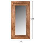 ΚΑΘΡΕΠΤΗΣ ΤΟΙΧΟΥ YORKSHIRE LH10.4269 ΠΛΑΙΣΙΟ ΑΝΑΚΥΚΛΩΜΕΝΟ ΞΥΛΟ ΤΕΑΚ 160x230εκ. - Image 2