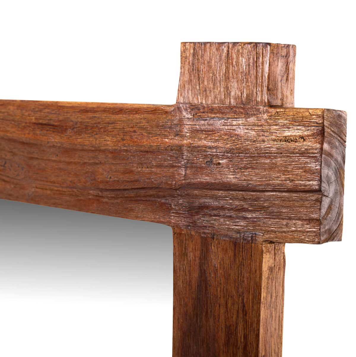 ΚΑΘΡΕΠΤΗΣ ΤΟΙΧΟΥ LH10.4303 ΑΝΑΚΥΚΛΩΜΕΝΟ TEAK ΣΕ ΦΥΣΙΚΟ 70x100Υεκ. - Image 4