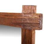 ΚΑΘΡΕΠΤΗΣ ΤΟΙΧΟΥ LH10.4303 ΑΝΑΚΥΚΛΩΜΕΝΟ TEAK ΣΕ ΦΥΣΙΚΟ 70x100Υεκ. - Image 4