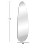 ΚΑΘΡΕΠΤΗΣ ΤΟΙΧΟΥ CRITHER LH10.4486.05 ΜΕ ΠΛΑΙΣΙΟ MDF ΣΕ WHITE MARBLE ΧΡΩΜΑ 49x140Υεκ. - Image 2