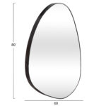 ΚΑΘΡΕΠΤΗΣ ΤΟΙΧΟΥ IRREGU LH10.4487.01 ΜΕ ΠΛΑΙΣΙΟ MDF ΣΕ BLACK MARBLE ΧΡΩΜΑ 60x80Υεκ. - Image 2