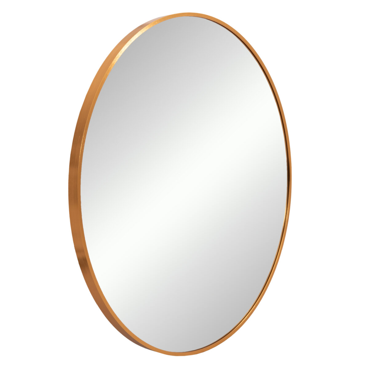 ΚΑΘΡΕΠΤΗΣ ΤΟΙΧΟΥ ΣΕΙΡΑ ARCHER LH10.4498.30 ΠΛΑΙΣΙΟ ΣΤΡΟΓΓΥΛΟ ΑΛΟΥΜΙΝΙΟΥ ΧΡΥΣΟ Φ80εκ - Image 3