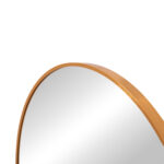 ΚΑΘΡΕΠΤΗΣ ΤΟΙΧΟΥ ΣΕΙΡΑ ARCHER LH10.4498.30 ΠΛΑΙΣΙΟ ΣΤΡΟΓΓΥΛΟ ΑΛΟΥΜΙΝΙΟΥ ΧΡΥΣΟ Φ80εκ - Image 4