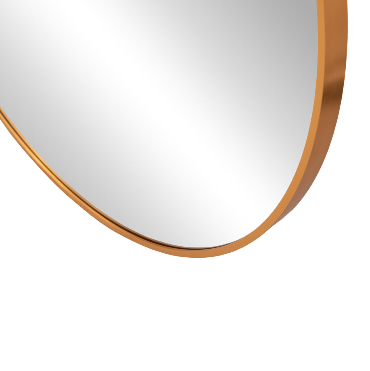 ΚΑΘΡΕΠΤΗΣ ΤΟΙΧΟΥ ΣΕΙΡΑ ARCHER LH10.4498.30 ΠΛΑΙΣΙΟ ΣΤΡΟΓΓΥΛΟ ΑΛΟΥΜΙΝΙΟΥ ΧΡΥΣΟ Φ80εκ - Image 5