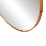 ΚΑΘΡΕΠΤΗΣ ΤΟΙΧΟΥ ΣΕΙΡΑ ARCHER LH10.4498.30 ΠΛΑΙΣΙΟ ΣΤΡΟΓΓΥΛΟ ΑΛΟΥΜΙΝΙΟΥ ΧΡΥΣΟ Φ80εκ - Image 5