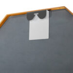 ΚΑΘΡΕΠΤΗΣ ΤΟΙΧΟΥ ΣΕΙΡΑ ARCHER LH10.4499.30 ΠΛΑΙΣΙΟ ΟΚΤΑΓΩΝΟ ΑΛΟΥΜΙΝΙΟΥ ΧΡΥΣΟ Φ74εκ - Image 5