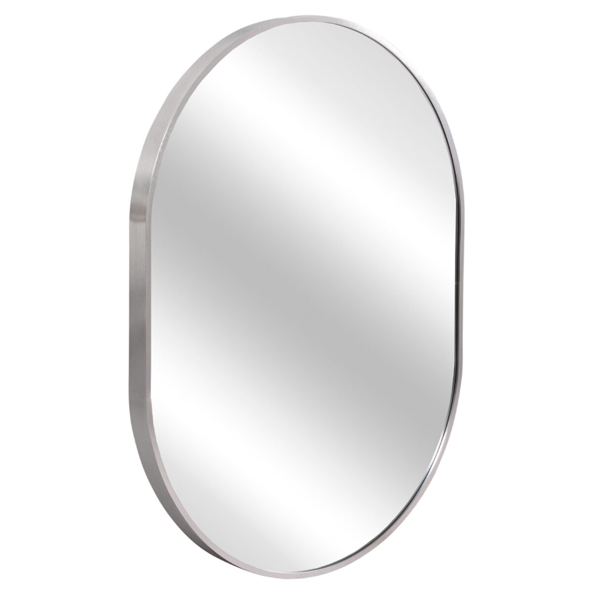 ΚΑΘΡΕΠΤΗΣ ΤΟΙΧΟΥ ΣΕΙΡΑ ARCHER LH10.4500.40 ΠΛΑΙΣΙΟ ΟΒΑΛ ΑΛΟΥΜΙΝΙΟΥ ΑΣΗΜΙ 59x79Υεκ - Image 1