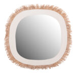 ΚΑΘΡΕΠΤΗΣ ΤΟΙΧΟΥ ΣΕΙΡΑ SANTORINI LH10.4527 MDF ΥΠΟΛΕΥΚΟ-ΔΙΑΚΟΣΜΗΣΗ ΣΕ ΜΠΕΖ 78x1,8x78Υεκ.