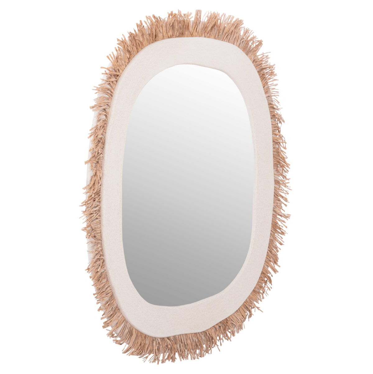 ΚΑΘΡΕΠΤΗΣ ΤΟΙΧΟΥ ΣΕΙΡΑ SANTORINI LH10.4527 MDF ΥΠΟΛΕΥΚΟ-ΔΙΑΚΟΣΜΗΣΗ ΣΕ ΜΠΕΖ 78x1,8x78Υεκ. - Image 3