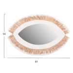 ΚΑΘΡΕΠΤΗΣ ΤΟΙΧΟΥ ΣΕΙΡΑ SANTORINI LH10.4529 MDF ΥΠΟΛΕΥΚΟ-ΔΙΑΚΟΣΜΗΣΗ ΣΕ ΜΠΕΖ 81x1,8x54Υεκ. - Image 2