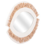 ΚΑΘΡΕΠΤΗΣ ΤΟΙΧΟΥ ΣΕΙΡΑ SANTORINI LH10.4529 MDF ΥΠΟΛΕΥΚΟ-ΔΙΑΚΟΣΜΗΣΗ ΣΕ ΜΠΕΖ 81x1,8x54Υεκ. - Image 3