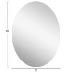 ΚΑΘΡΕΠΤΗΣ ΤΟΙΧΟΥ ΟΒΑΛ CANE LH10.4492 ΧΩΡΙΣ ΠΛΑΙΣΙΟ 60x80Υεκ. - Image 2