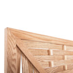 ΚΑΘΡΕΠΤΗΣ ΤΟΙΧΟΥ ΟΡΘΟΓΩΝΙΟΣ LH10.4225 ΜΠΑΜΠΟΥ ΣΕ ΧΡΩΜΑ ΟΑΚ 120x2,5x80 εκ. - Image 4