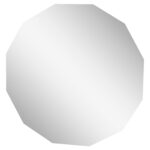 ΚΑΘΡΕΠΤΗΣ ΤΟΙΧΟΥ ΠΟΛΥΓΩΝΙΚΟΣ CANE LH10.4494 ΧΩΡΙΣ ΠΛΑΙΣΙΟ Φ79,5εκ.