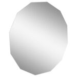 ΚΑΘΡΕΠΤΗΣ ΤΟΙΧΟΥ ΠΟΛΥΓΩΝΙΚΟΣ CANE LH10.4494 ΧΩΡΙΣ ΠΛΑΙΣΙΟ Φ79,5εκ. - Image 3