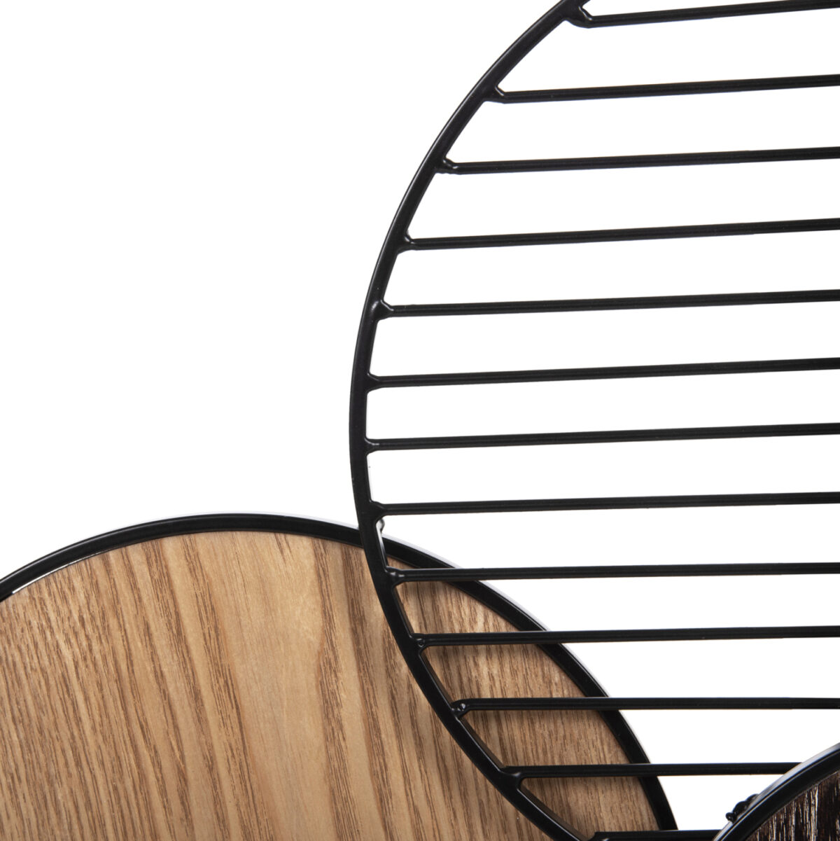 ΚΑΘΡΕΠΤΗΣ ΤΟΙΧΟΥ ΣΤΡΟΓΓΥΛΟΣ DAVION LH10.4217 MDF-BLACK METAL 123x5x63Υεκ. - Image 5