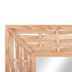 ΚΑΘΡΕΠΤΗΣ ΤΟΙΧΟΥ ΤΕΤΡΑΓΩΝΟΣ LH10.4226 ΜΠΑΜΠΟΥ ΣΕ ΧΡΩΜΑ ΟΑΚ 71x7x71 εκ. - Image 4