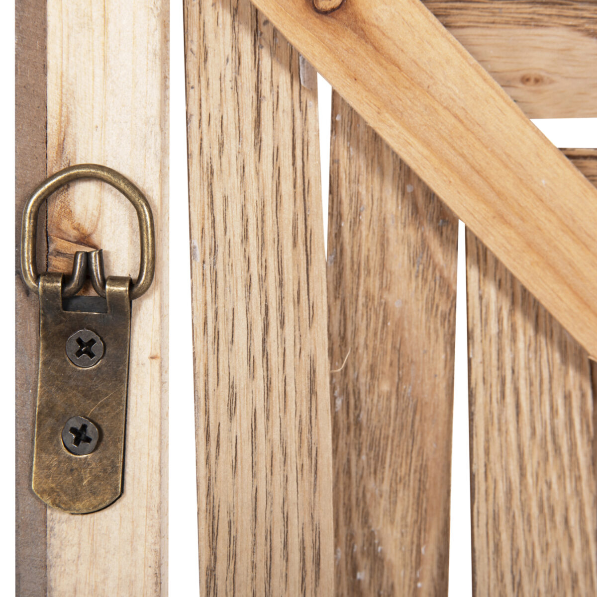 ΚΑΘΡΕΠΤΗΣ ΤΟΙΧΟΥ ΤΕΤΡΑΓΩΝΟΣ LH10.4226 ΜΠΑΜΠΟΥ ΣΕ ΧΡΩΜΑ ΟΑΚ 71x7x71 εκ. - Image 5