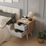 ΚΟΜΟΔΙΝΟ DINKL LH10.2472.05 ΜΕΛΑΜΙΝΗ-2 ΣΥΡΤΑΡΙΑ ΣΟΝΑΜΑ-ΓΚΡΙ 29,7x29,7x45Υεκ - Image 5