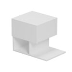 ΚΟΜΟΔΙΝΟ CASPIAN LH10.9071.11 ΜΕΛΑΜΙΝΗ ΣΕ ΛΕΥΚΟ 46,8x33x36,8Υεκ - Image 3