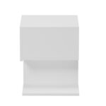 ΚΟΜΟΔΙΝΟ CASPIAN LH10.9071.11 ΜΕΛΑΜΙΝΗ ΣΕ ΛΕΥΚΟ 46,8x33x36,8Υεκ - Image 5