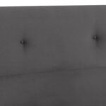 ΚΡΕΒΑΤΙ DOLORES ΑΠΟ ΓΚΡΙ ΒΕΛΟΥΔΟ LH10.637.10 ΓΙΑ ΣΤΡΩΜΑ 150x200 εκ. - Image 5