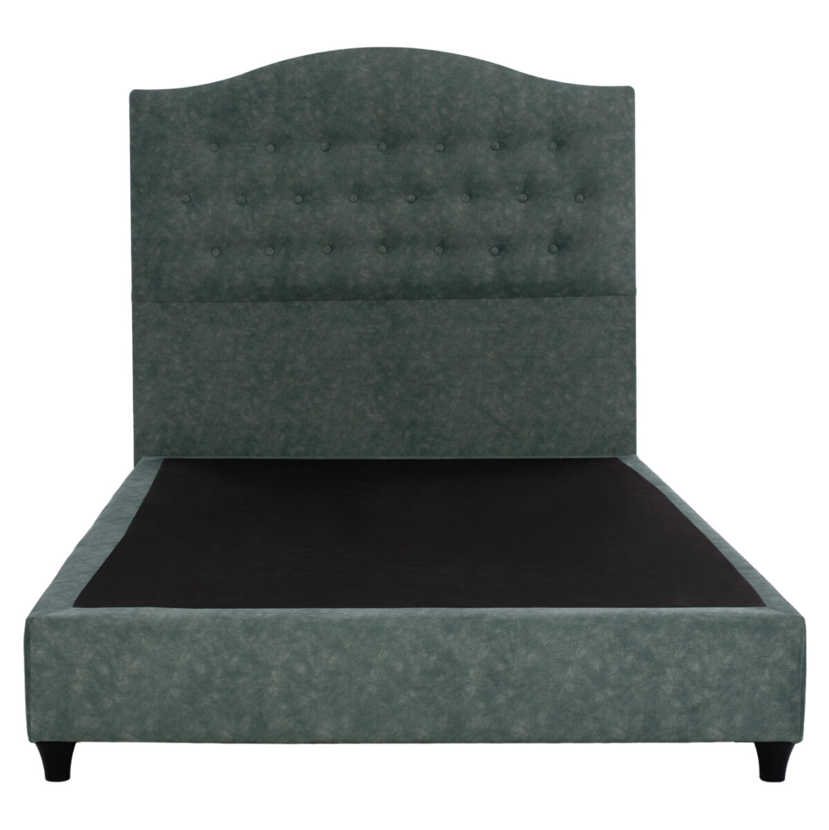 ΚΡΕΒΑΤΙ MALENA ΑΠΟ ΠΡΑΣΙΝΟ ΥΦΑΣΜΑ τύπου NUBUCK, LH10.647.27 ΓΙΑ ΣΤΡΩΜΑ 120x200 εκ. - Image 4