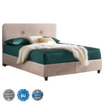 ΚΡΕΒΑΤΙ LH10.637.22 DOLORES ΜΠΕΖ ΥΦΑΣΜΑ τ.NUBUCK, 150x200 εκ. - Image 2