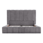 ΚΡΕΒΑΤΙ REMO ΜΕ ΑΠΟΘΗΚΕΥΤΙΚΟ ΧΩΡΟ LH10.719.22 ΥΦΑΣΜΑ TEDDY ΓΚΡΙ-ΓΙΑ ΣΤΡΩΜΑ 160x200εκ - Image 4