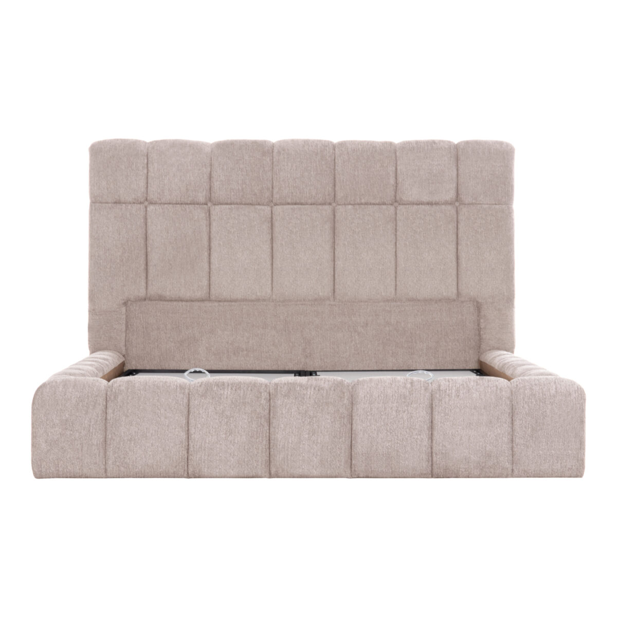 ΚΡΕΒΑΤΙ RAMON ΜΕ ΑΠΟΘ. ΧΩΡΟ LH10.720.10 ΥΦΑΣΜΑ TEDDY ΜΠΕΖ-ΓΙΑ ΣΤΡΩΜΑ 160x200εκ - Image 4