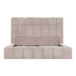 ΚΡΕΒΑΤΙ RAMON ΜΕ ΑΠΟΘ. ΧΩΡΟ LH10.720.10 ΥΦΑΣΜΑ TEDDY ΜΠΕΖ-ΓΙΑ ΣΤΡΩΜΑ 160x200εκ - Image 4