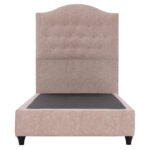 ΚΡΕΒΑΤΙ MALENA ΜΠΕΖ LH10.651.22 ΓΙΑ ΣΤΡΩΜΑ 90x200 εκ. - Image 4