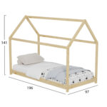 ΚΡΕΒΑΤΙ ΠΑΙΔΙΚΟ PEPE LH10.677.01 τ.MONTESSORI ΞΥΛΟ ΠΕΥΚΟ ΦΥΣΙΚΟ- 190x90εκ - Image 5