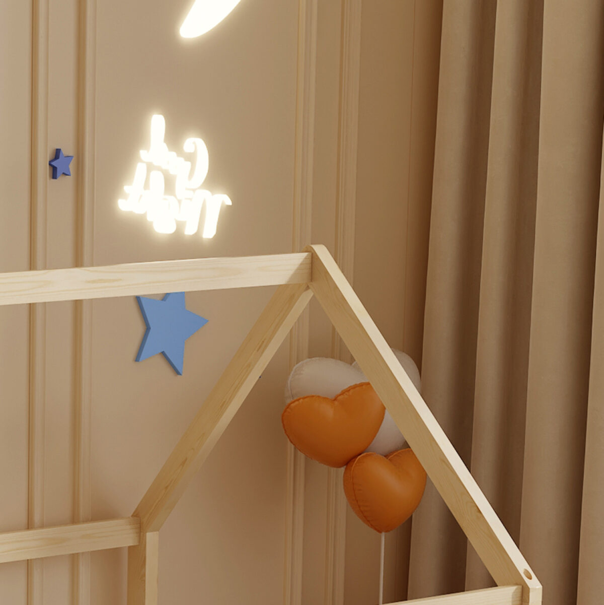 ΚΡΕΒΑΤΙ ΠΑΙΔΙΚΟ PEPE LH10.677.01 τ.MONTESSORI ΞΥΛΟ ΠΕΥΚΟ ΦΥΣΙΚΟ- 190x90εκ - Image 3