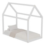 ΚΡΕΒΑΤΙ ΠΑΙΔΙΚΟ PEPE LH10.678.03 τ.MONTESSORI ΞΥΛΟ ΠΕΥΚΟ ΛΕΥΚΟ- 140x70εκ - Image 4