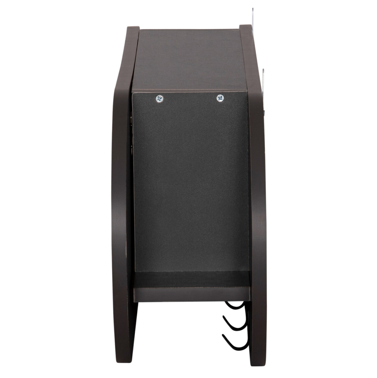 ΚΡΕΜΑΣΤΡΑ ΕΙΣΟΔΟΥ & ΚΛΕΙΣΤΟ ΡΑΦΙ STOR LH10.18078.03 ΜΕΛΑΜΙΝΗ ΣΚΟΥΡΟ ΓΚΡΙ 84x15.5x28.5Υεκ - Image 4