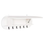 ΚΡΕΜΑΣΤΡΑ ΕΙΣΟΔΟΥ & ΚΛΕΙΣΤΟ ΡΑΦΙ STOR LH10.18078.01 ΜΕΛΑΜΙΝΗ ΛΕΥΚΗ 84x15.5x28.5Υεκ - Image 5