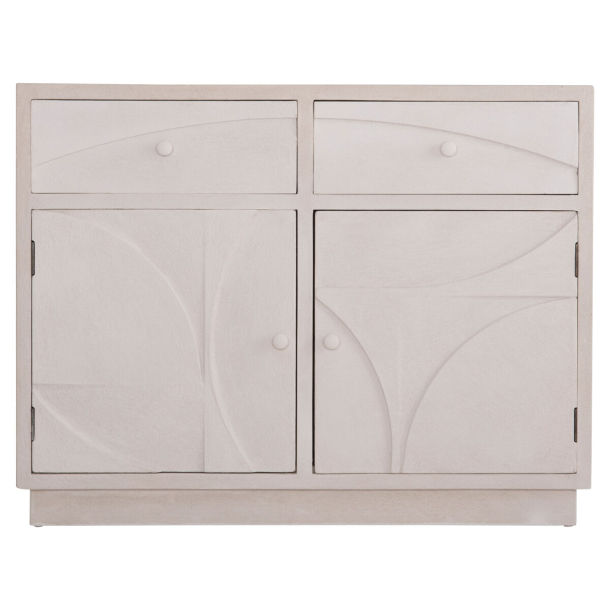 ΜΠΟΥΦΕΣ ΣΕΙΡΑ SANTORINI LH10.18046 MDF ΣΕ ΥΠΟΛΕΥΚΟ ΧΡΩΜΑ-2 ΣΥΡΤΑΡΙΑ & 2 ΠΟΡΤΕΣ 107x38x82,5Υεκ. - Image 3