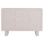 ΜΠΟΥΦΕΣ ΣΕΙΡΑ SANTORINI LH10.18048 MDF ΣΕ ΥΠΟΛΕΥΚΟ ΧΡΩΜΑ-3 ΣΥΡΤΑΡΙΑ & 2 ΠΟΡΤΕΣ 120x38x80Υεκ. - Image 3