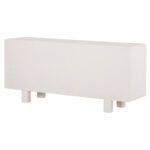 ΜΠΟΥΦΕΣ ΣΕΙΡΑ SANTORINI LH10.18068 MDF ΣΕ ΥΠΟΛΕΥΚΟ ΧΡΩΜΑ-3 ΠΟΡΤΕΣ 140x38x64Υεκ. - Image 5