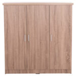 ΝΤΟΥΛΑΠΑ 3ΦΥΛΛΗ ΜΕ ΡΑΦΙΑ FUENTO LH10.2482.01 SONAMA OAK ΜΕΛΑΜΙΝΗ 120-116x40x123,5Υεκ. - Image 3