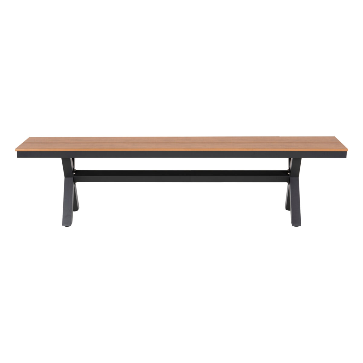 ΠΑΓΚΑΚΙ ΑΛΟΥΜΙΝΙΟΥ TAWNEE LH10.6040.01 ΑΝΘΡΑΚΙ-POLYWOOD ΚΑΘΙΣΜΑ ΦΥΣΙΚΟ 220x36x44,5Υεκ. - Image 3